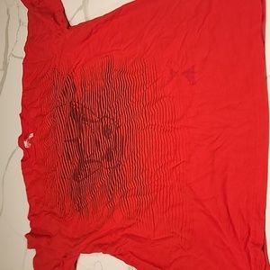 Mens size large "Adidas" short sleeve tee with bull graphic